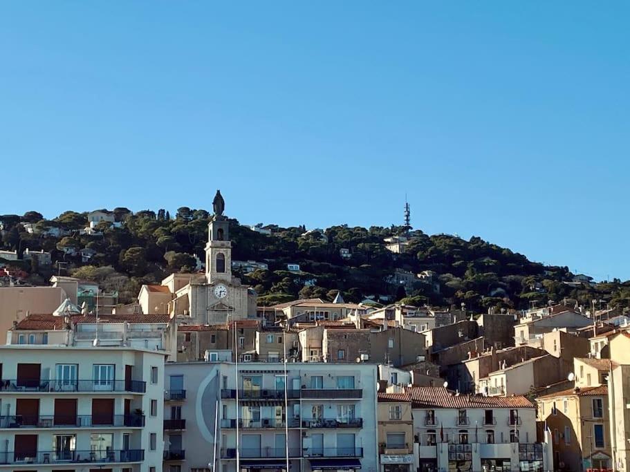 "Georgio" Grand Appartement Traversant Avec Vue Canal Et Parking Sète Exteriör bild