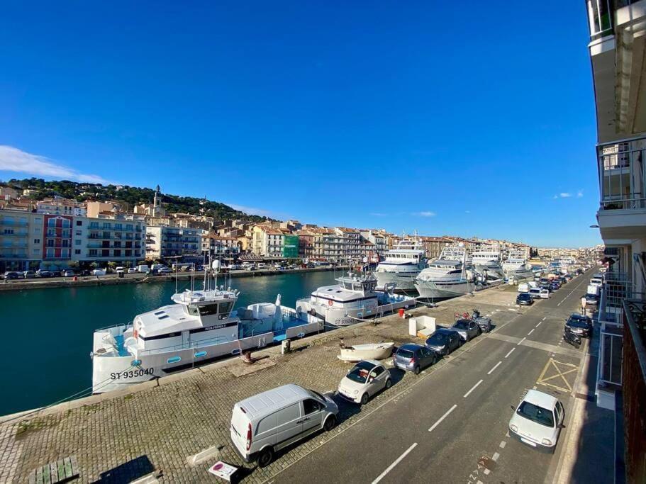 "Georgio" Grand Appartement Traversant Avec Vue Canal Et Parking Sète Exteriör bild