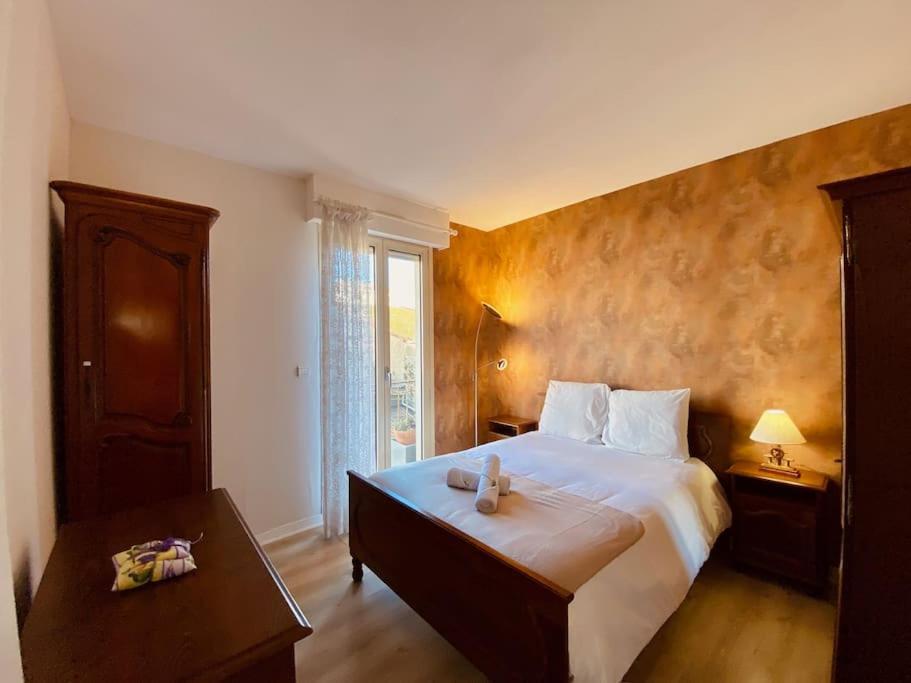 "Georgio" Grand Appartement Traversant Avec Vue Canal Et Parking Sète Exteriör bild